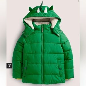Boys Cozy Winter Dinosaur Coat